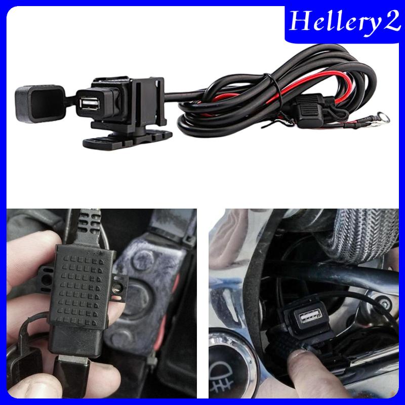 Motorcycle Phone Charging Cable Socket Cable USB Adapter Cable for Phone