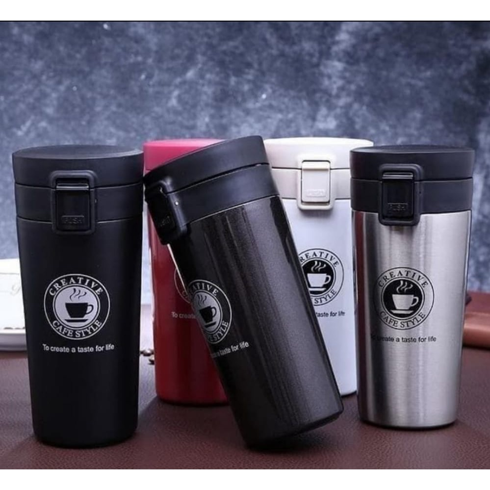 Thermos Kecil Mini Termos Kopi Stainless Steel Vacum Tumbler 380ml