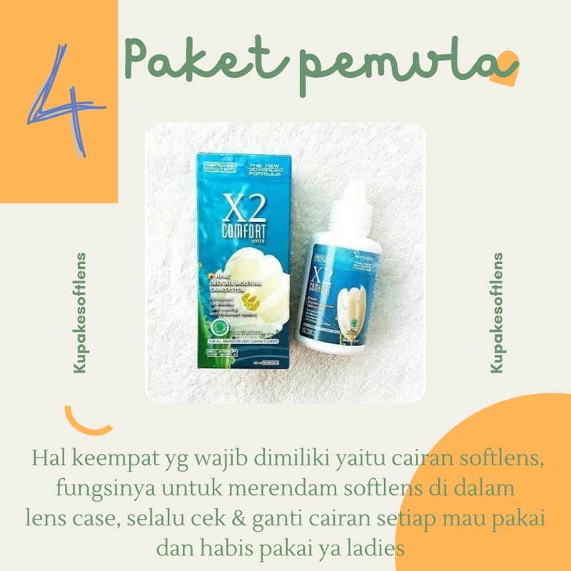 KUPAKESOFTLENS Paket Pemula Pilihan Softlens Natural atau Glamour