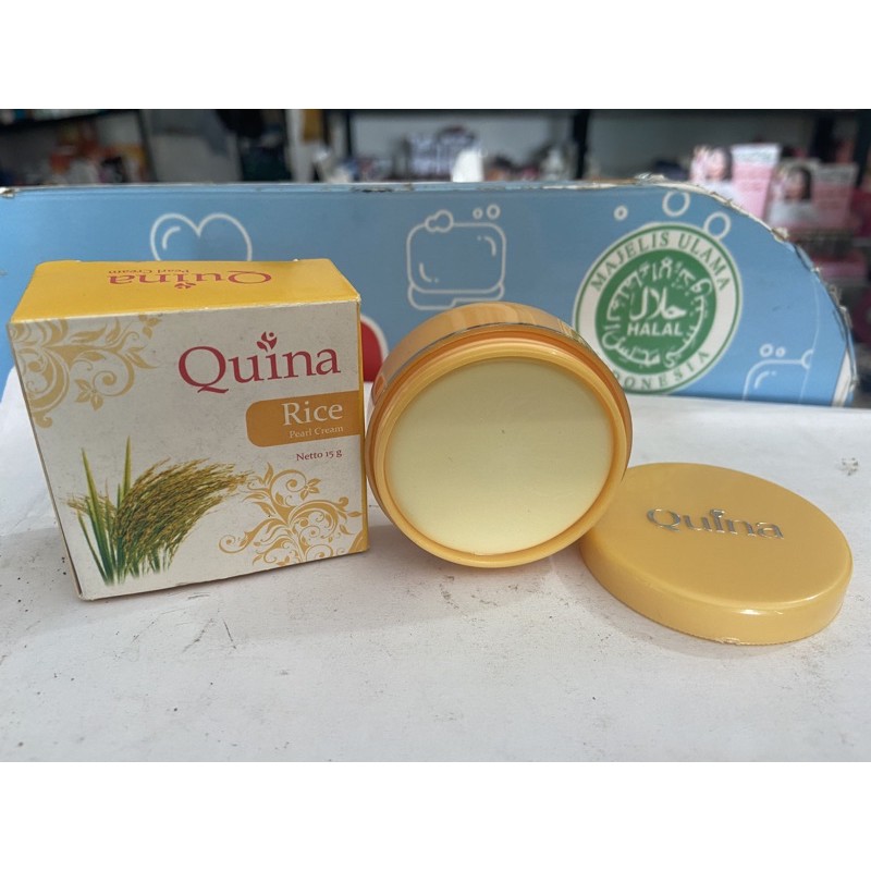 o.ex - quina rice pearl cream bpom -- cream wajah quina bpom