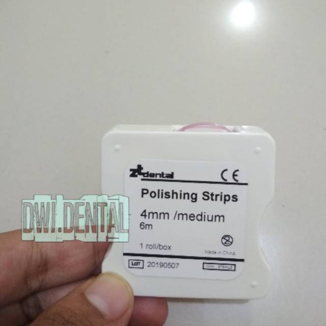 Dental resin komposit composite polishing strip roll