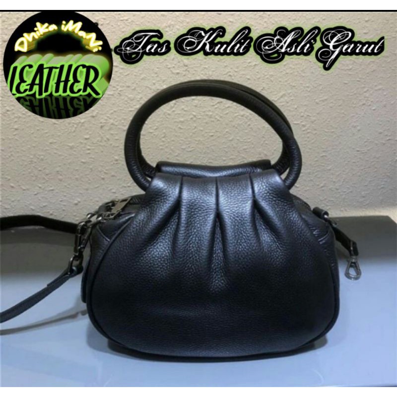 Tas kulit wanita tas kulit Garut tas kulit asli Garut Tas Papirut tas slempang kulit wanita