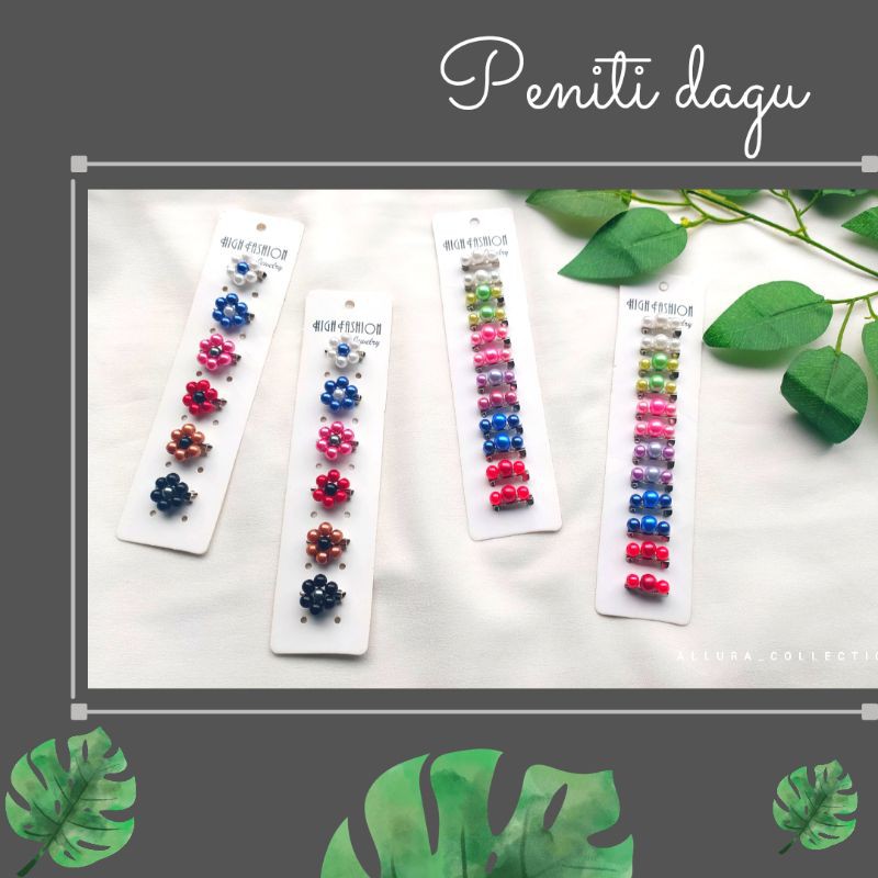 Peniti Dagu (6-12pcs)/Bros dagu/Bros imut