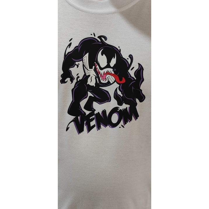 Baju Marvel Kaos Venom Avangers DTF Bahan Combed 30s