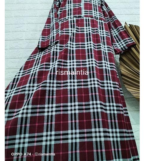 (SIAP KIRIM) GAMIS HYGET JUMBO MOTIF BUNGA TULIP / GAMIS HYGET TERMURAH