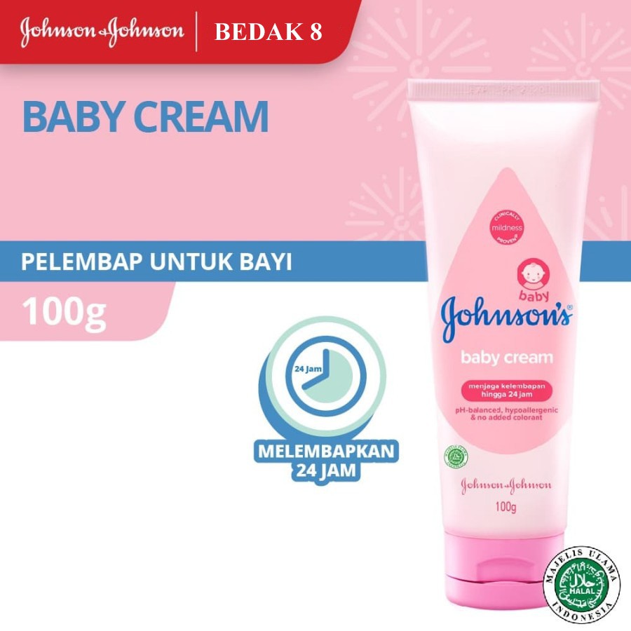 Johnson's Baby Cream 100gr/ Johnson Baby Cream/ Krim Bayi Johnson's