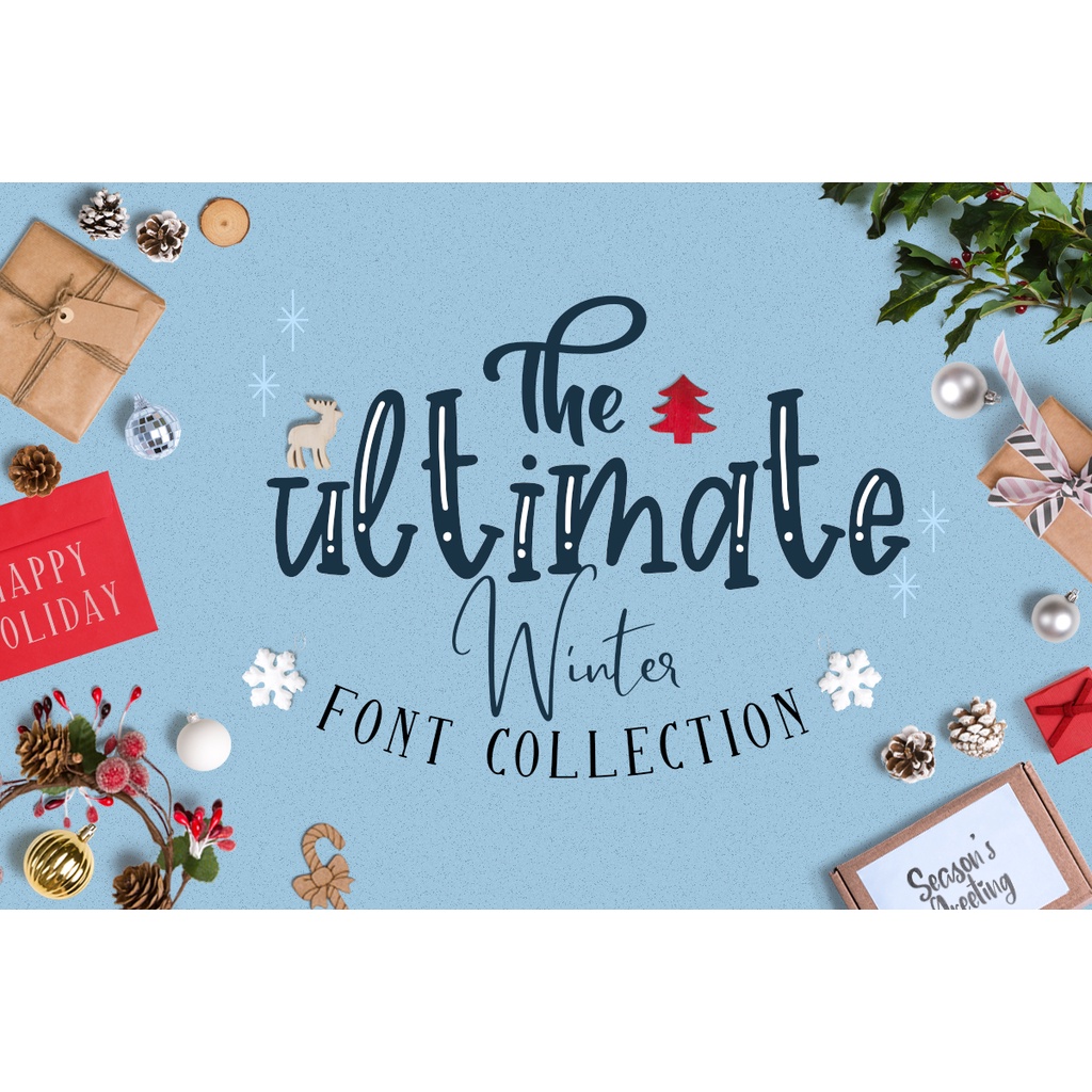 The Ultimate Winter Font Collection