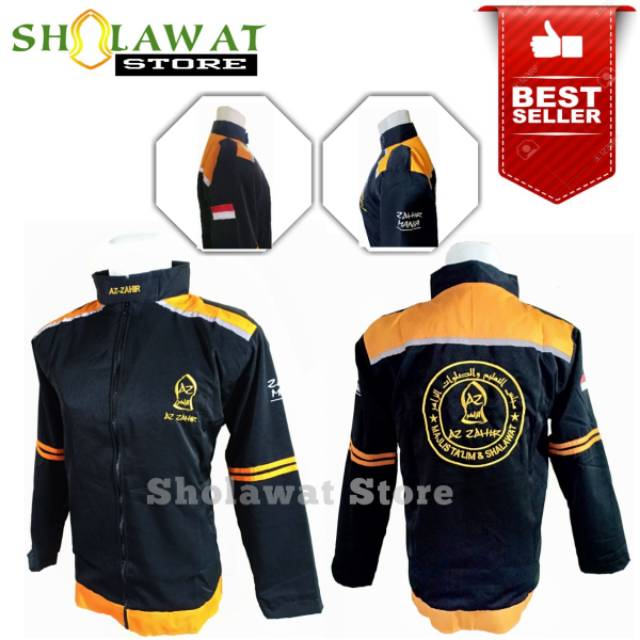 Jaket Azzahir Azzahir Zahirmania Orange/Jaket Azzahir Pekalongan Pria Wanita Murah Free Ongkir