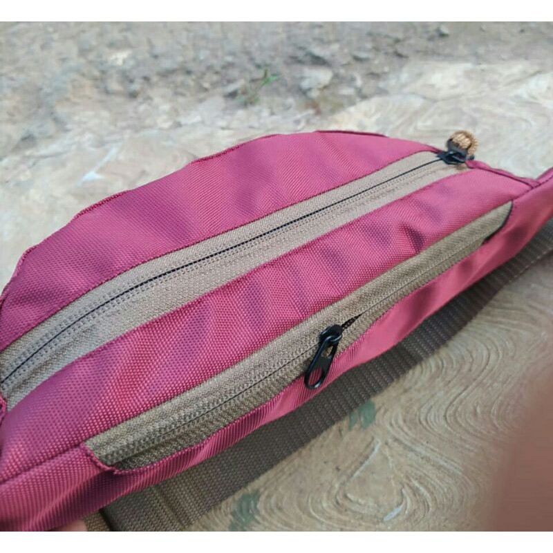 tas selempang waterproof tas selempang pria wanita waistbag  tas pinggang anti air original Elvis - aziz wp