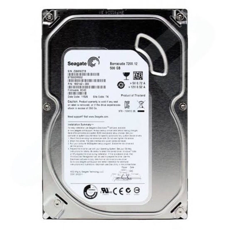 HDD 500gb seagate
