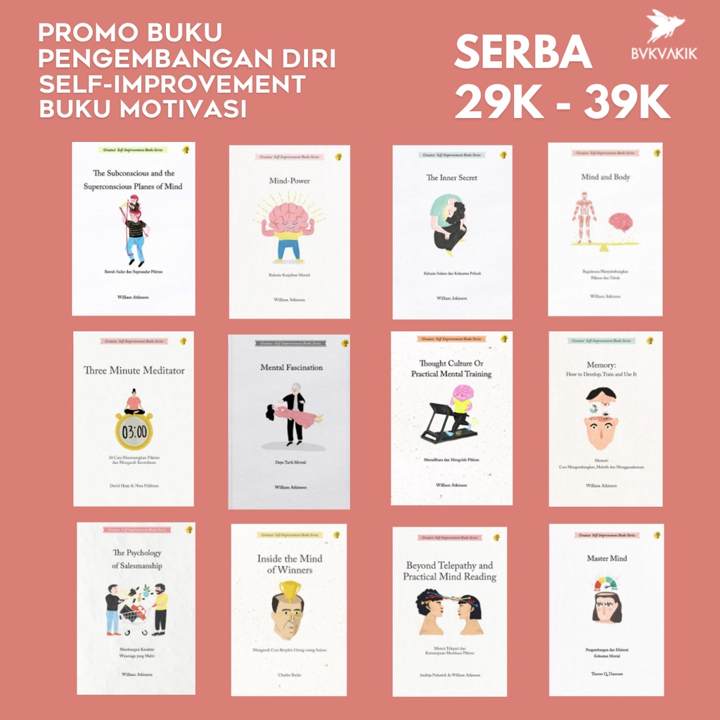PROMO Buku Pengembangan Diri - Buku Self Improvement - Buku Motivasi