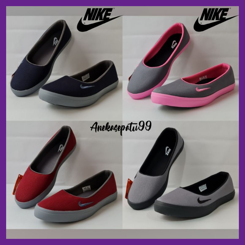 SEPATU WANITA SLIP ON KASUAL RINGAN / SEPATU KERJA KULIAH JALAN MEJENG PEREMPUAN HIJABER LENTUR / SEPATU CEWEK SLOP FLAT TANPA TALI