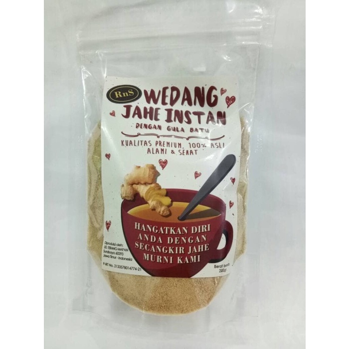 

minuman wedang jahe instan rns (BERKUALITAS)