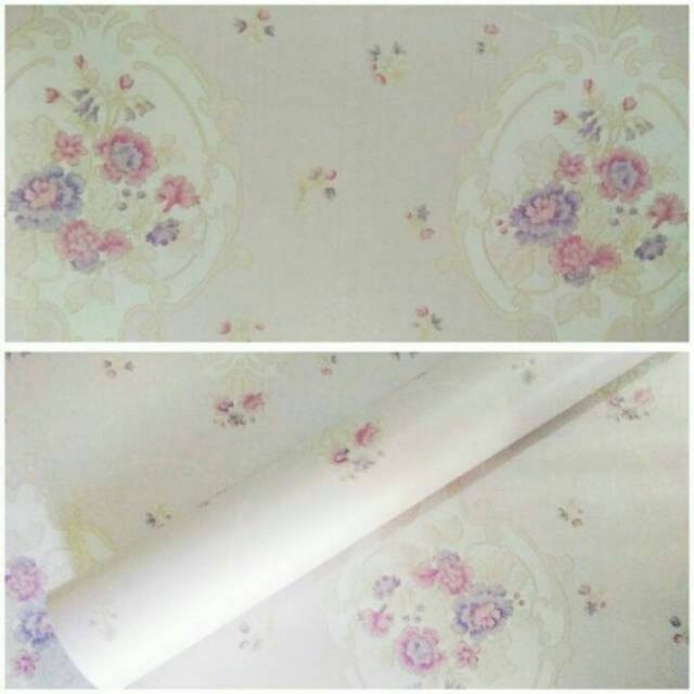 Wallpaper Stiker Murah Dan Bagus Khusus Dindung Rumah Motif Bunga