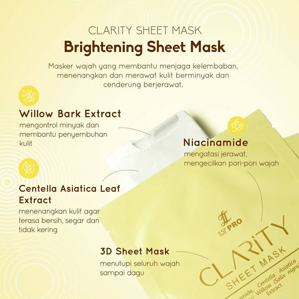 LT PRO CLARITY SHEET MASK