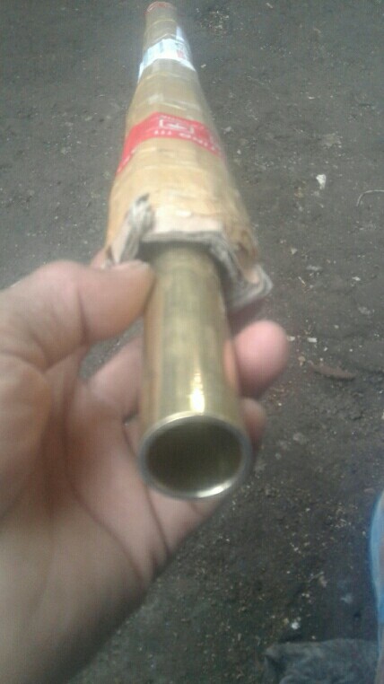 Pipa Kuningan Diameter 25mm Tebal 2mm Panjang 75 Cm