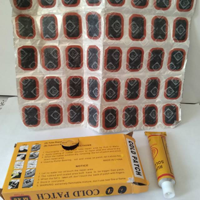 Penambal ban sepeda dan motor praktis