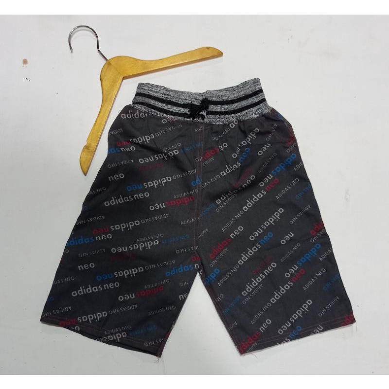 Celana pendek rib motif printing untuk anak usia 5 sampai 8 tahun/celana harian terbaru anak laki-laki untuk santai dan bermain
