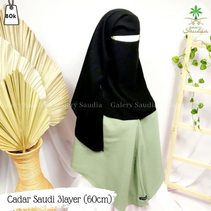 Cadar Saudi 3layer purdah| Cadar Yaman