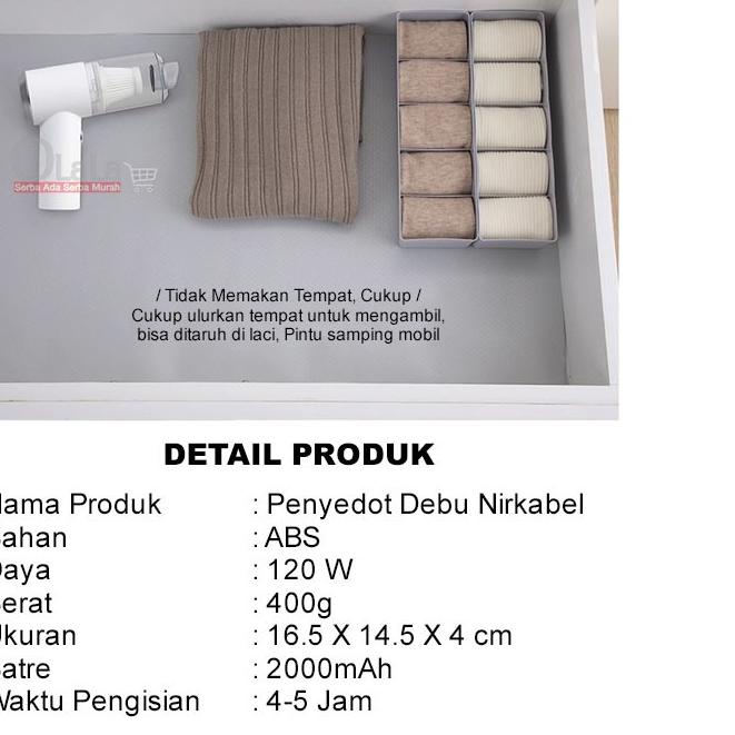 ❊ ALAT VACUM CLEANER / PENYEDOT DEBU NIRKABEL OLL-1030 ♂