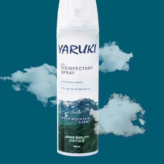 Barang Laris yaruki air disinfectant 500ml  | ikyuusan spray udara sterile steril anti bacteria bact