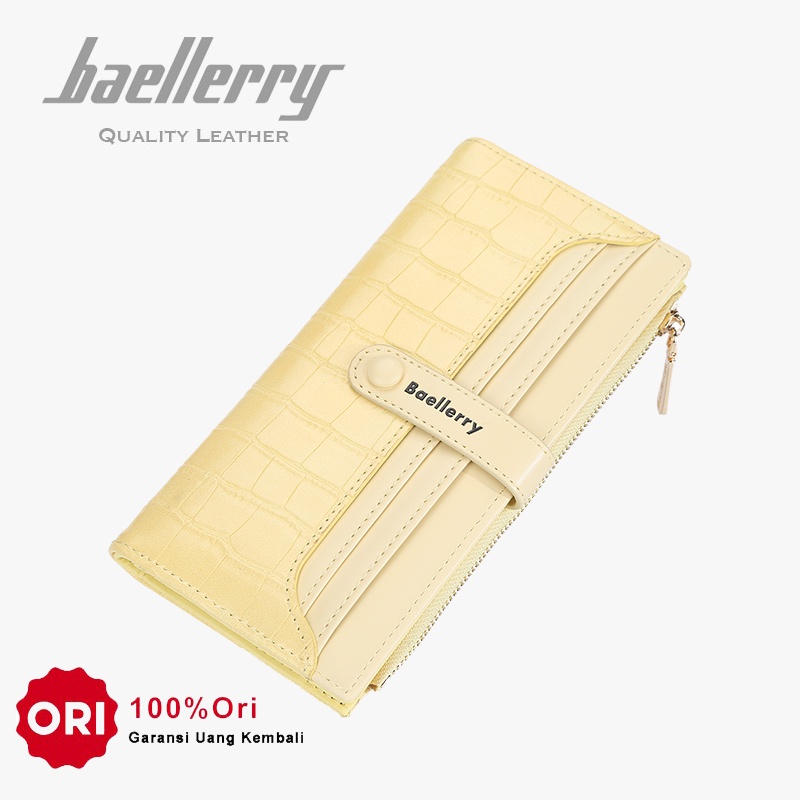 BAELLERRY N2369 Dompet Wanita Panjang Bahan Kulit PU Leather Premium WATCHKITE WKOS