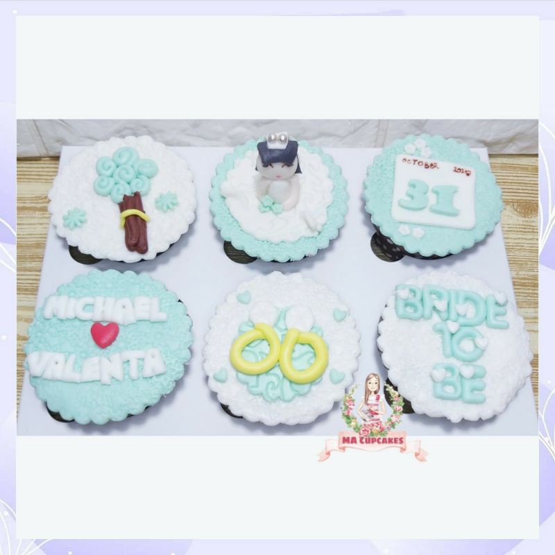 CUP CAKE SANGJIT ENGGAGEMENT LAMARAN NIKAHAN KUE Valentine