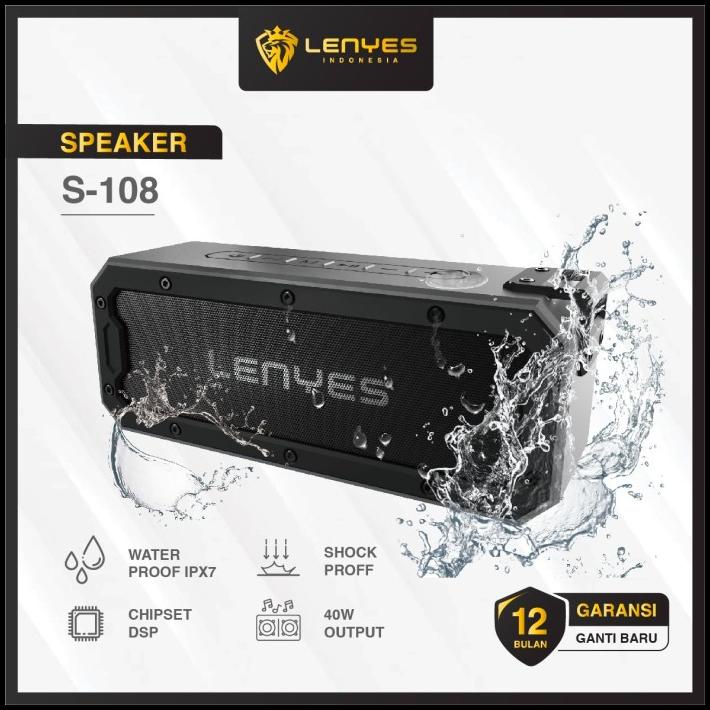 Lenyes S108 40W Waterproof Outdoor Wireless Hifi Speaker Heavybass