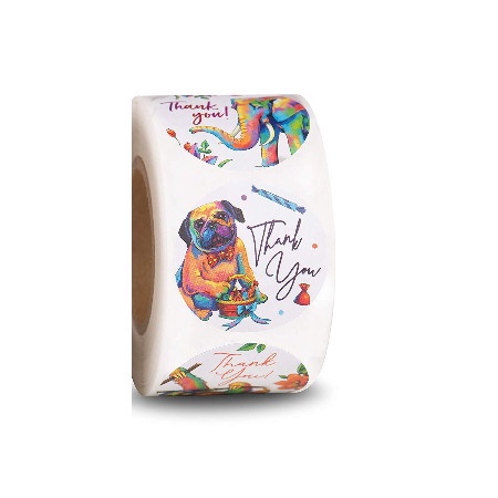 

KUE-PENGHIAS-ALAT- 100PCS THANK YOU STICKER LABEL KUE AMPLOP TERIMA KASIH STIKER CAKE ART -ALAT-