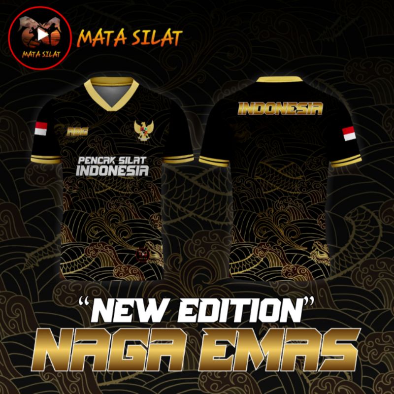 JERSEY PENCAK SILAT CUSTOM - JERSEY NAGA EMAS by MATA SILAT
