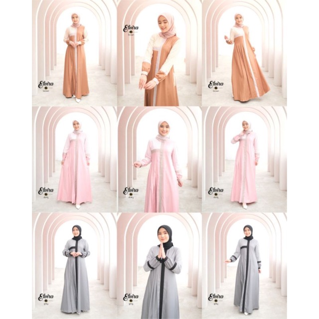 ZALIFA ELVIRA DRESS | DRESS WANITA TERBARU