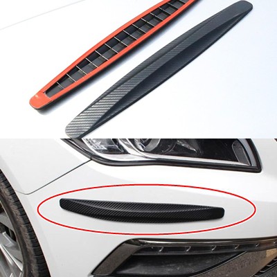 Bumper Guard Karet Pelindung Sudut Mobil Motif CARBON Texture Fleksibel 2 sisi Universal