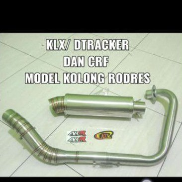 knalpot klx dtracker crf kolong leher bawah supermoto