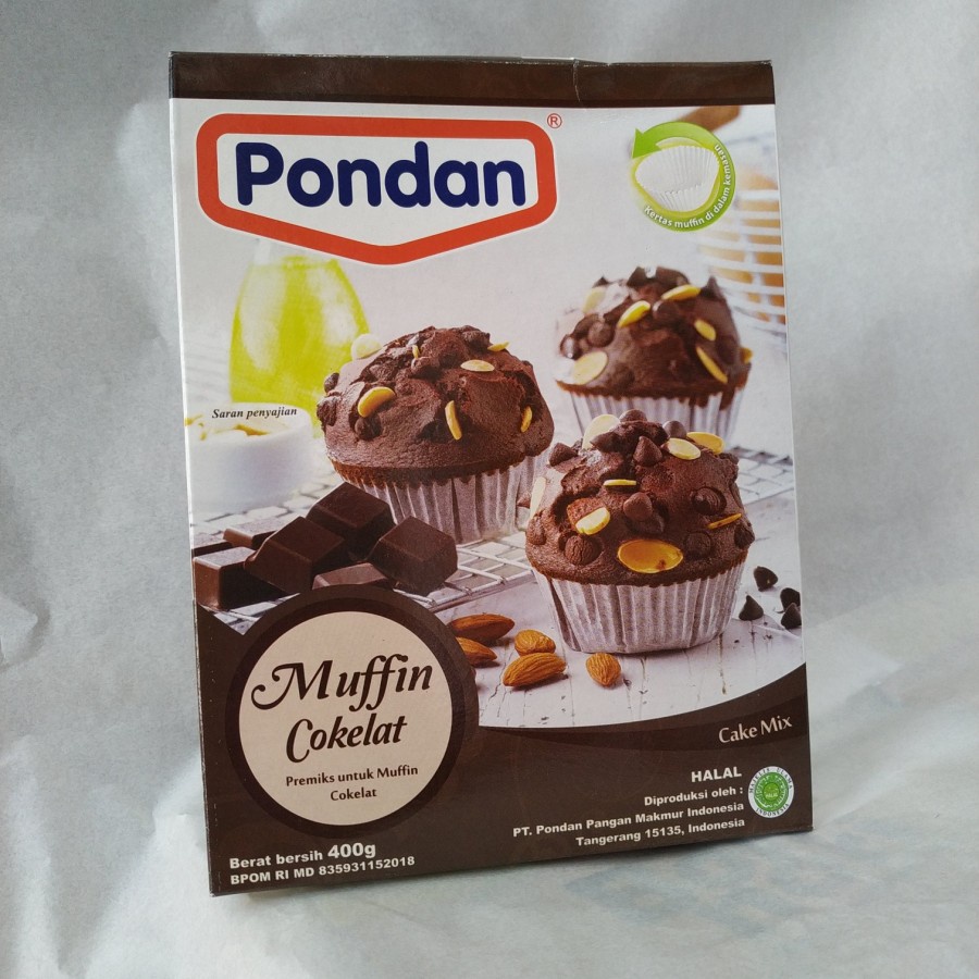 

Pondan Vanilla Vanila Muffin Coklat Cokelat Muffin Mix 400gr