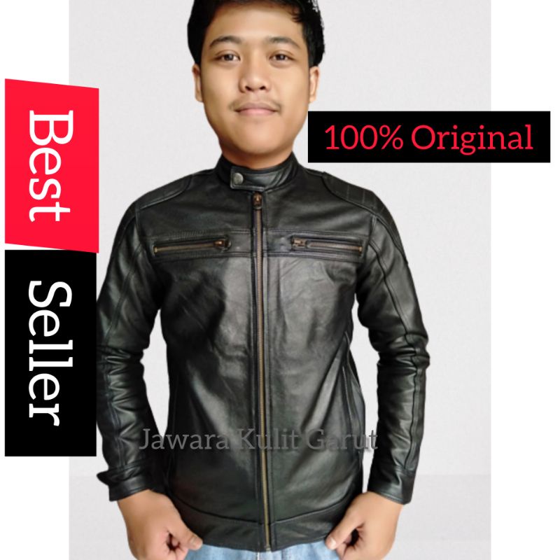 Jaket Kulit Domba Asli Pria Original 100% Bisa COD