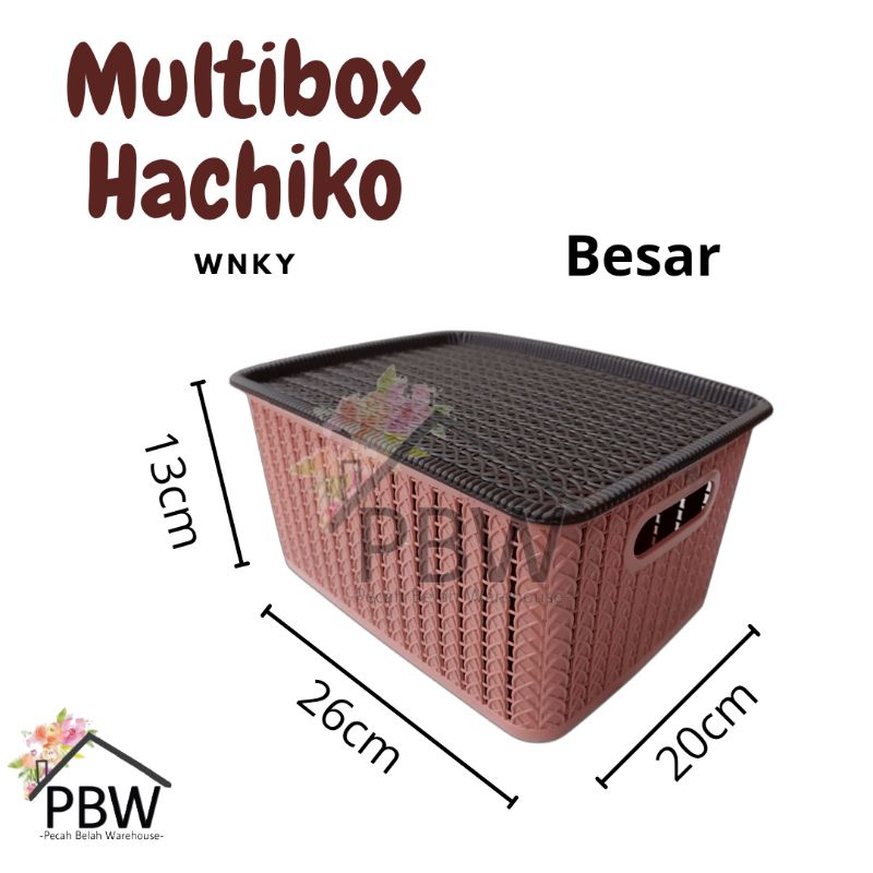 Keranjang Multifungsi Hachiko Besar/ Multibox Hachiko / Keranjang Serbaguna