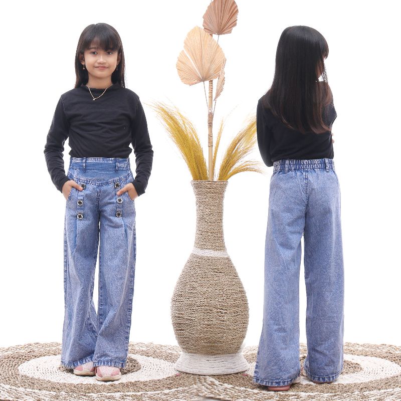 Celana anak jeans kulot / Celana anak Paula kulot