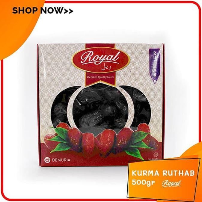 

Silahkan Order Best Seller Kurma Royal Ruthab Hitam 500 Gram Korma Ruthob Rutob Kurma