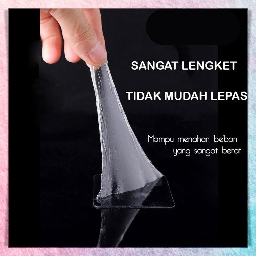 Double Tape Magic Doble Tip Dauble Tape Lakban Selotip Serbaguna Tempelan Perekat Dinding Super Kuat