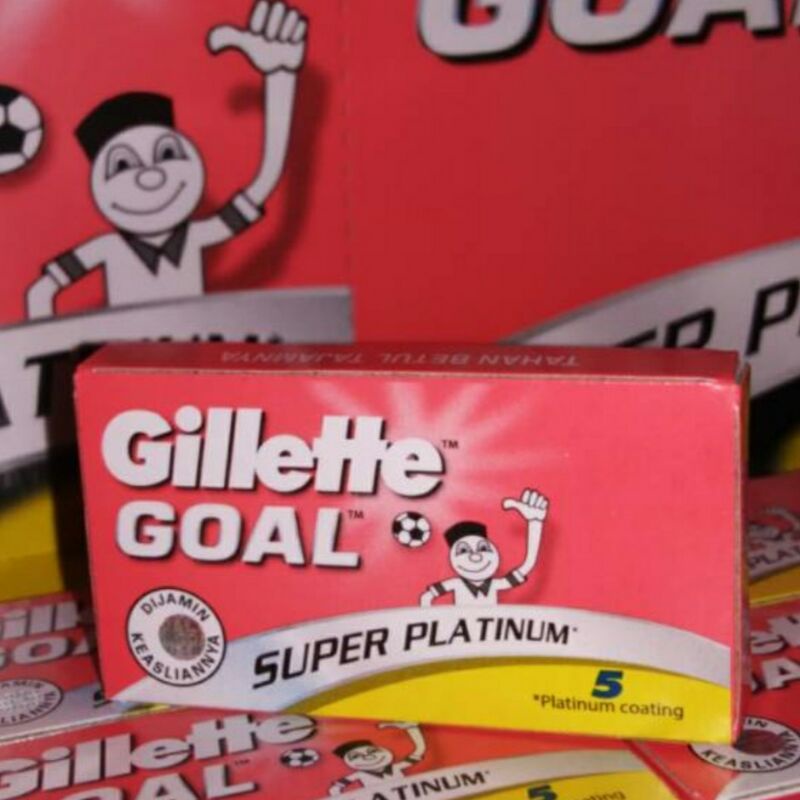 Silet Gilette Goal Asli Per Pak isi 5silet