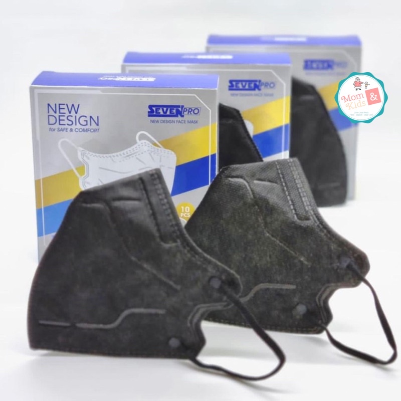 Masker Seven Pro KN95 6ply isi 10 pcs | Masker KN95 Pro