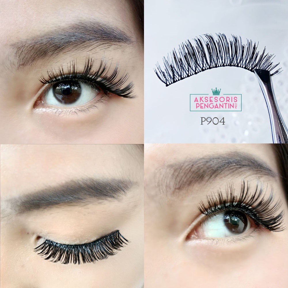 Bulu Mata Pesta Palsu Handmade Premium Berkualitas- Belle Eyelashes Grosir - P904