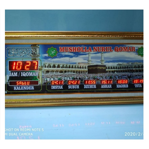 jam adzan waktu sholat digital