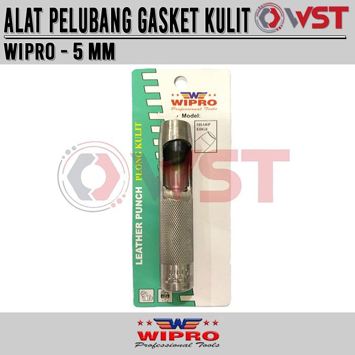 

Plong Kulit 5mm WIPRO / Alat Pembolong Gasket Kulit / Punch Leather