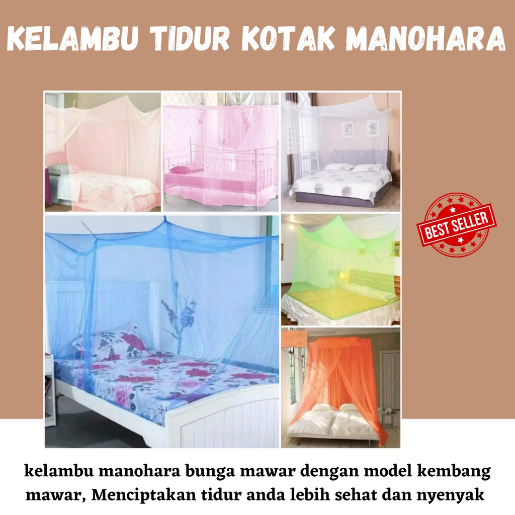 Terlaris!! Kelambu Tidur Kotak Manohara UkuranJumbo 180x200