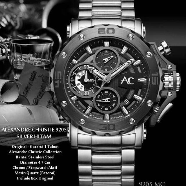 Alexandre Christie 9205 silver black