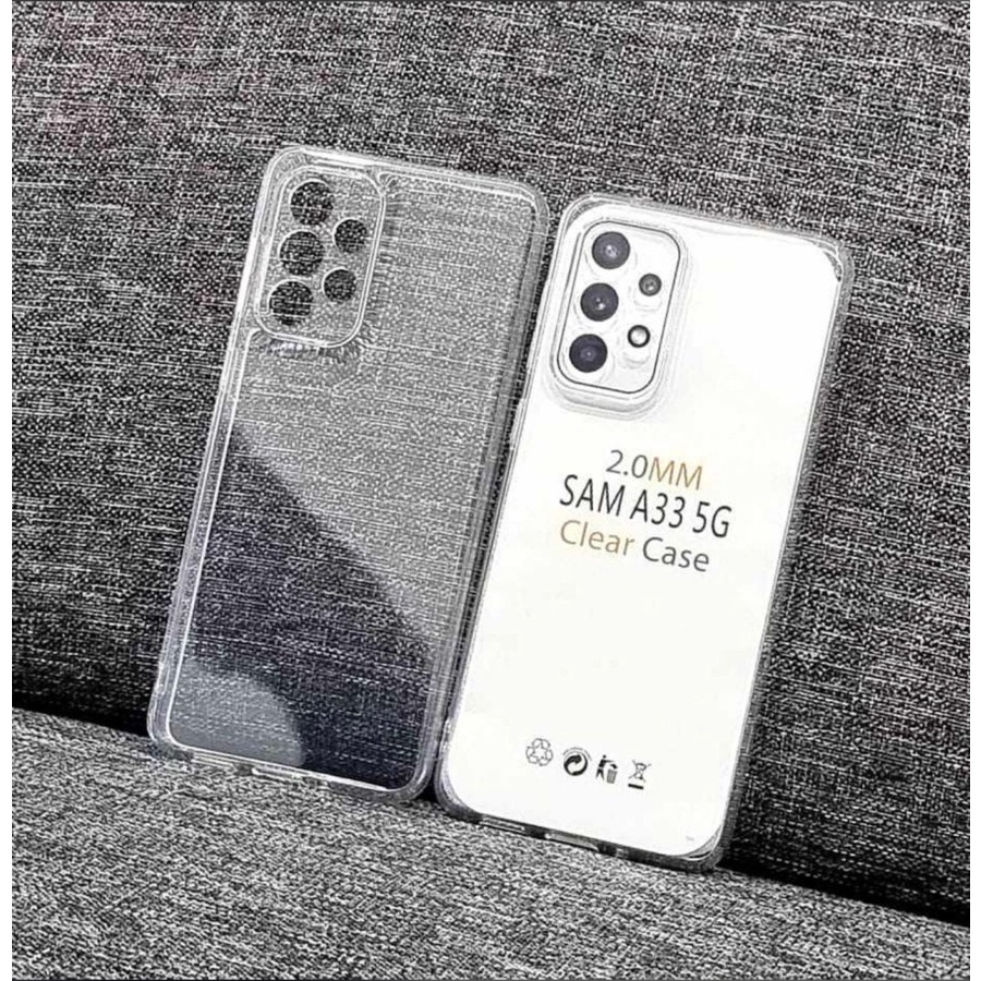 SAMSUNG A34 5G A54 5G A33 A53 A73 A23 A32 4G A32 5G A52 A72 A52S 5G CASE HD BENING 2mm SOFTCASE CLEAR TRANSPARAN SILIKON KARET SOFT CASING COVER TEBAL