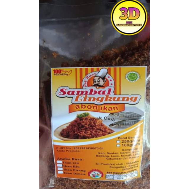 

SAMBALLINGKUNG / ABON IKAN