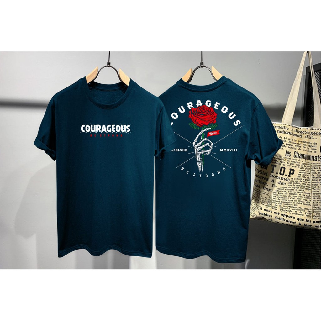 (COD) EFILOP Kaos Distro Mawar Merah / Kaos Pria / Kaos Wanita