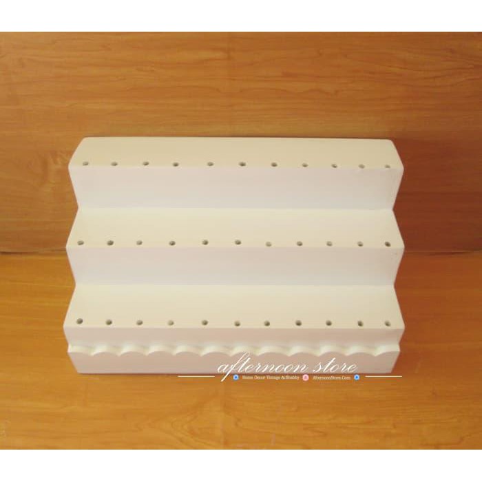 Tatakan Kue / Rak Cakepop 3 Tingkat - Putih